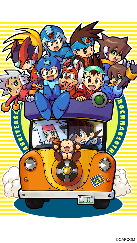 Rockman 20th Anniversary Illustration
By Yuri Kataiwa
